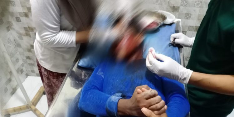 Korban penganiayaan di Botumoito, Kabupaten Boalemo. Foto: Istimewa.