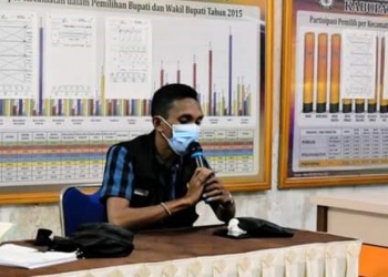 Ketua Bawaslu Bone Bolango, Moh. Fahri Kaluku.