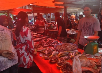 Jelang Tahun Baru, Harga Ikan dan Udang di Pasar Popayato Naik