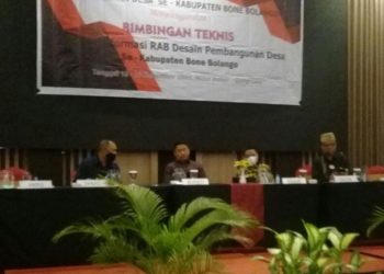 Pembukaan pelatihan Informasi RAB untuk meningkatkan kinerja Desa. Foto: Indra/gopos.