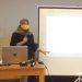 Okta Mansa saat memberikan pelatihan TOEFL di Gorontalo. Foto: Istimewa.