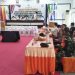 Ketua KPU Pohuwato, Rinto W Ali, didampingi Anggota KPU Pohuwato, saat memberikan sambutan sekaligus membuka Rapat Pleno Terbuka Rekapitulasi dan Penetapan Hasil Penghitungan Suara tingkat Kabupaten Pohuwato. Foto: Istimewa.