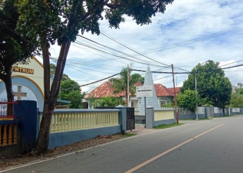 GPIG Sentrum Wilayah I Gorontalo Kota, Jalan Pangeran Kalengkongan. Foto: Aldy/gopos.