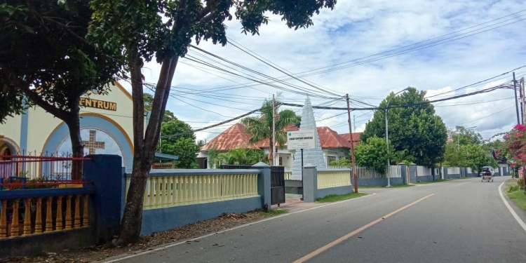 GPIG Sentrum Wilayah I Gorontalo Kota, Jalan Pangeran Kalengkongan. Foto: Aldy/gopos.