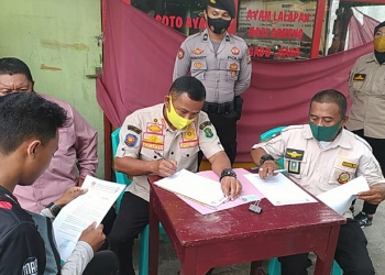 Teguran tertulis bagi pelanggar protokol kesehatan
