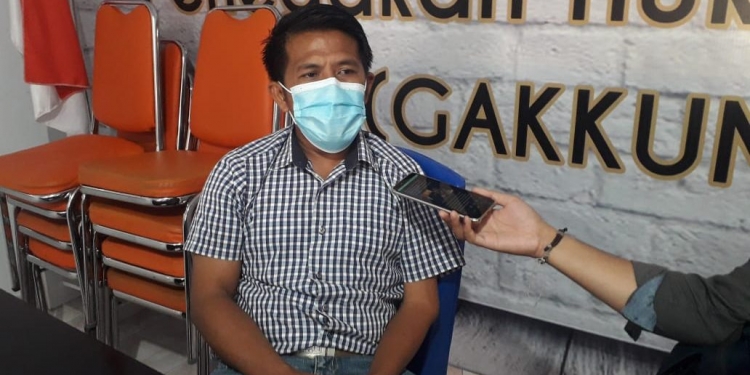 Koordinator divisi hukum penindakan pelanggaran penyelesaian sengketa Bawaslu. Moh Fajri Arsyad. Foto: Putra/gopos.