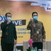Kepala Badan Pusat Statistik Provinsi Gorontalo, Ir. Herum Fajarwati, MM (kiri), Kepala Bank Indonesia Gorontalo, Budi Widihartanto, (kanan kedua) dan Juru Bicara Satgas Provinsi Gorontalo, dr. Trianto Bialangi, M.Kes (kiri kedua) usai mengisi Talkshow Dinas Kesehatan Provinsi Gorontalo di Kantor Perwakilan Bank Indonesia Gorontalo. Kamis (10/12/2020). Foto (Ari/Gopos)