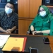 Wakil Rektor III UNG, Karmila Machmud, menyampaikan keterangan terkait pelasaknaan Pilpres BEM UNG, Kamis (17/12/2020).