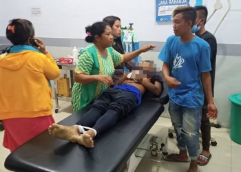 Seorang pria di Desa Taluduyunu Utara, Kecamatan Buntulia, Kabupaten Pohuwato tewas ditikam, Selasa malam (1/12/2020). (foto: istimewa)