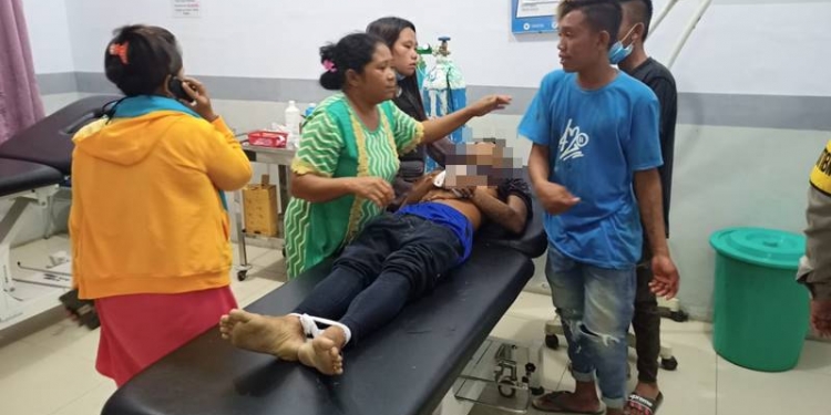 Seorang pria di Desa Taluduyunu Utara, Kecamatan Buntulia, Kabupaten Pohuwato tewas ditikam, Selasa malam (1/12/2020). (foto: istimewa)