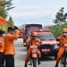 Kepala Basarnas Gorontalo, I Made Junetra melepas personel yang disiagakan untuk pengamanan natal dan tahun baru, Jumat (18/12/2020) (foto: istimewa)