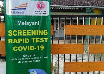 Pelayanan rapid test anti gen PT KAI bersinergi dengan BUMN Rajawali Nusantara Indonesia Grup