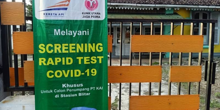 Pelayanan rapid test anti gen PT KAI bersinergi dengan BUMN Rajawali Nusantara Indonesia Grup