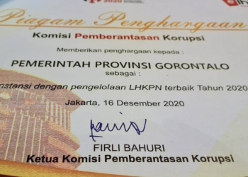 LHKPN Award Gorontalo
