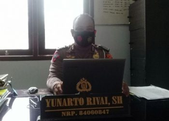 Kanit Lakalantas Polres Bone Bolango, Bripka Yunarto Rivai, S.H.(indra/gopos)