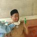 Bupati Bone Bolango, Hamim Pou, saat menjalani pemeriksaan rapid tes antigen. (istimewa)