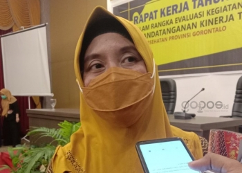 Kepala Dinas Kesehatan Provinsi Gorontalo, dr. Yana Suleman. (Aldy/gopos)