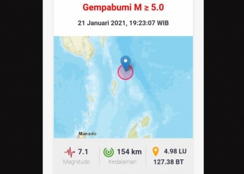 Gempabumi Sulut
