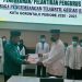 Wali Kota Gorontalo, Marten Taha, melantik pengurus LPTQ Kota Gorontalo, Jumat (8/1/2021). (ari/gopos)
