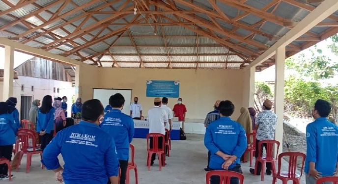 Pembukaan pelatihan Aplikasi Zoom Meeting di Desa Banuroja, Kecamatan Randangan, Kabupaten Pohuwato. Foto: Aldy/gopos.