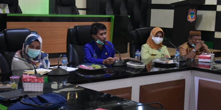 PENANGANAN BANJIR - Rapat pembahasan dukungan Pemda terhadap kelancaran pekerjaan larap pembangunan saluran pembuangan D.I Alopohu.(istimewa)