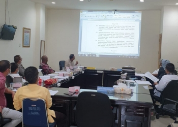 Rapat Panitia Khusus penyusunan tata tertib DPRD Provinsi Gorontalo. Foto: Istimewa.