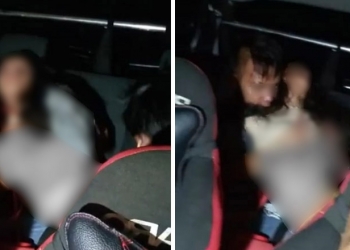 Gerayangi Gadis di dalam mobil