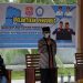 Sekda Bone Bolango saat memberikan sambutan pada pelantikan pengurus PAPMIB-G