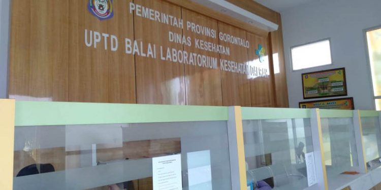 Kantor Unit Pelaksana Teknis Daerah (UPTD) Balai Laboratorium Kesehatan Daerah (Labsekda) Provinsi Gorontalo. Foto: Sari