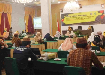 Rapat kerja tahunan Dinas Kesehatan Provinsi Gorontalo. Foto: Aldy/gopos.