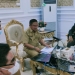 RAKOREV 2020 - Walikota Gorontalo, Marten Taha saat mengikuti Rapat Koordinasi dan Evaluasi (Rakorev) APBD/APBN Triwulan IV T.A 2020 secara vertual di Rudis Walikota Gorontalo, Selasa (19/1/2021). (Foto: Ari/Gopos)