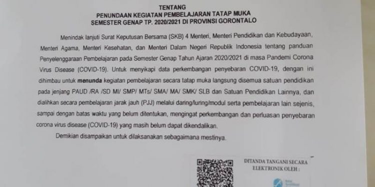 Sekolah Tatap Muka