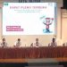 Rapat pleno terbuka penetapan Walikota dan wakil Walikota Blitar, Sabtu (23/1/21). di Gedung Kesenian, Jalan Kenari Kota Blitar (ma'ruf/gopos)