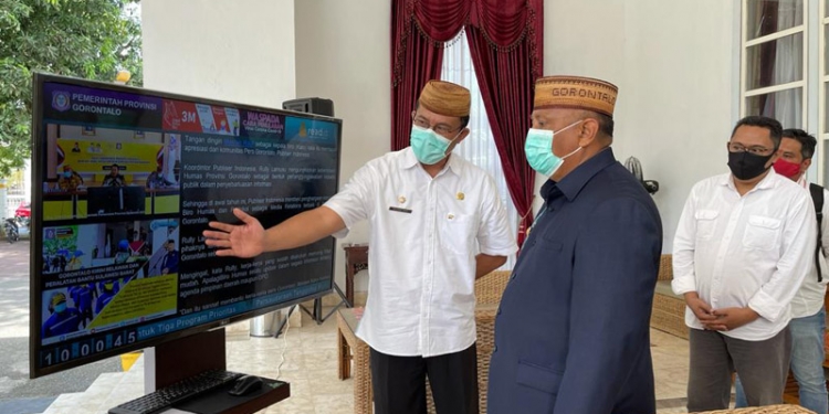 Gubernur Launching Aplikasi Digital Media