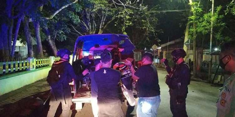 Tim Ilato Brimob bubarkan Balapan Liar