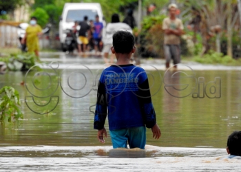 FOTO: Banjir yang Terjadi di Kecamatan Tomilito Banjir