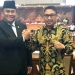 Wakil Ketua DPRI RI Rachmat Gobel saat bersama Hamim Pou (foto istimewa)