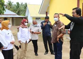 Kunjungan kerja Komisi III DPRD Provinsi Gorontalo ke SMA 6 Gorontalo Utara. Foto: Istimewa.