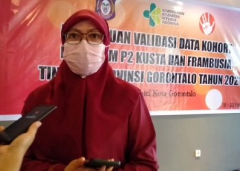 Kepala Seksi  Pencegahan dan Pengendalian Penyakit Menular Dinas Kesehatan Provinsi Gorontalo, dr. Irma Cahyani Ranti