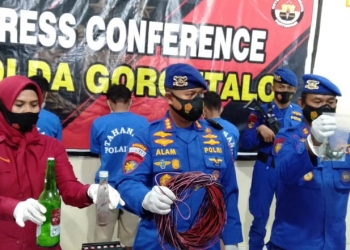 Polairud Polda Gorontalo tangkap pengeboman Ikan