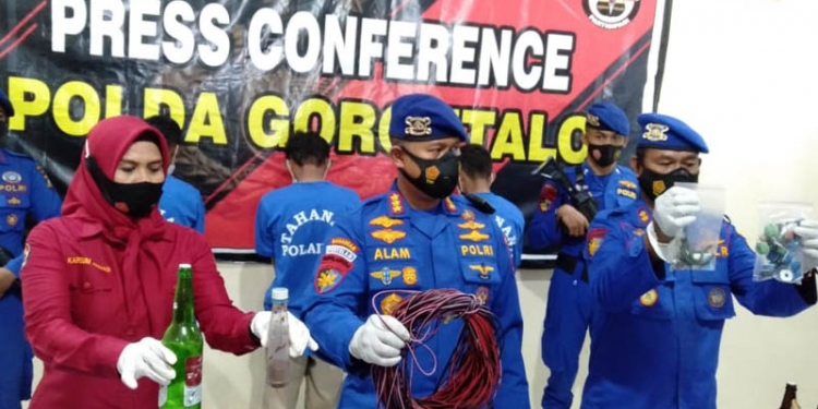Polairud Polda Gorontalo tangkap pengeboman Ikan