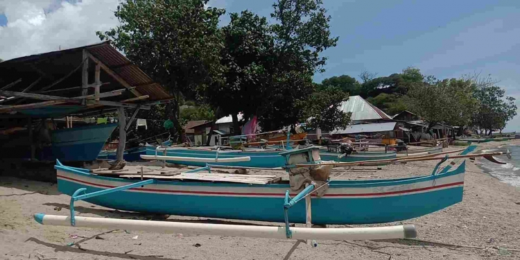 Perahu milik nelayan di Kelurahan Leato Selatan. Foto: Aldy/gopos.