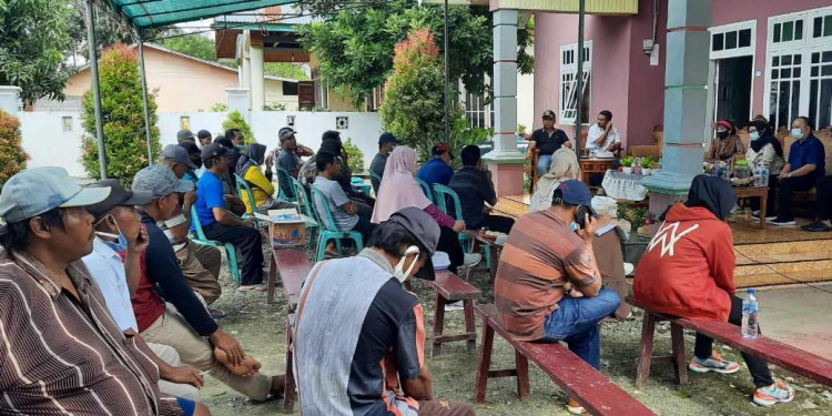 Kunjungan Kerja Komisi II DPRD Provinsi Gorontalo di Desa Sidodadi, Kecamatan Bendung Rejo. Foto: Istimewa.