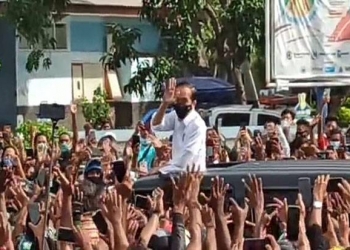 Tangkapan layar, rekaman video kunjungan ke NTT beberapa hari lalu.(istimewa)