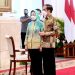 APRESIASI - Wali Kota Gorontalo, Marten Taha bersama pengurus Pusat Apeksi saat diterima Presiden RI di Istana Negara, Kamis (12/2/2021)