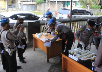 Tes Urine Polres Gorontalo Kota