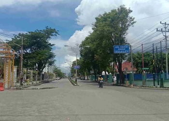 Jalanan di Kota Gorontalo. Foto: Aldy/gopos.