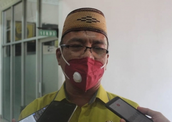 Sekretaris PMI Kabupaten Gorontalo, Yusuf Puhi, sekaligus Sekretaris PDDI (Putra/Gopos)