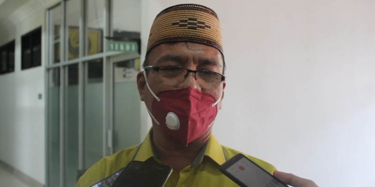 Sekretaris PMI Kabupaten Gorontalo, Yusuf Puhi, sekaligus Sekretaris PDDI (Putra/Gopos)