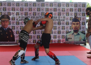 Suasana Pertandingan IBA-MMA perwakilan partai Laki-laki(Putra/Gopos)